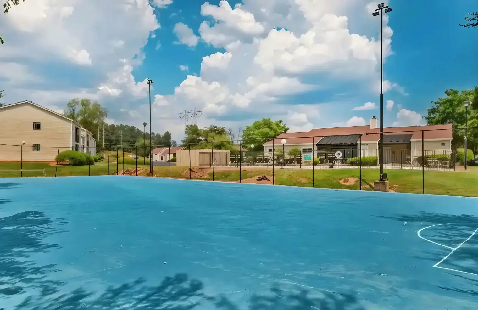 ball court at Audubon Creek norcross ga apartments